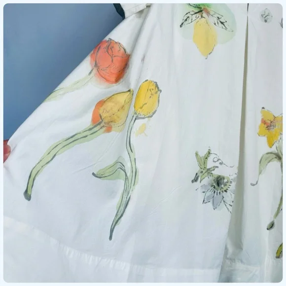 NWT Anthropologie The Swan Gossip Emmy Short-Sleeve Swing Mini Dress, XL - Picture 13 of 17